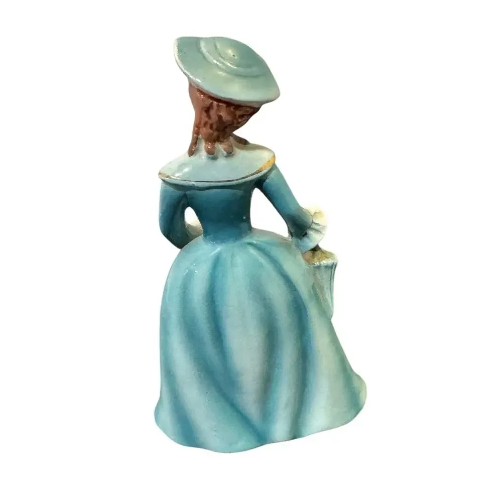 Vintage Napco Miss Laureen Victorian Figurine Stamped Japan 1950s B2886